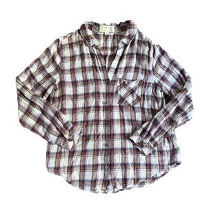 Cloth & Stone by Anthropologie Flannel Women’s Top